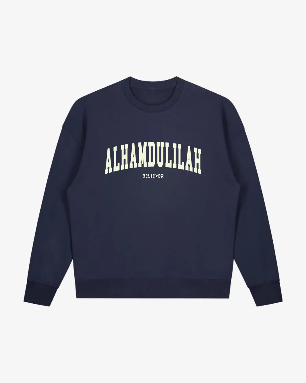 ALHAMDULILLAH Unisex Sweatshirt - Navy Blue