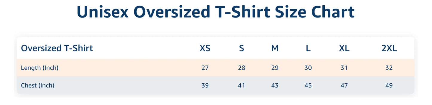 ALHAMDULILLAH Unisex Oversized T-Shirt - Navy Blue