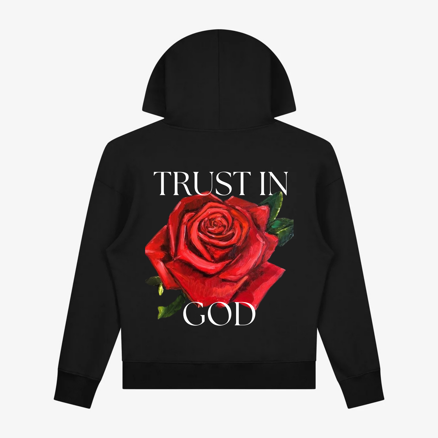 TRUST IN GOD Unisex Hoodie - Black