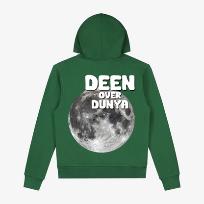 DEEN OVER DUNYA Unisex Hoodie - Green