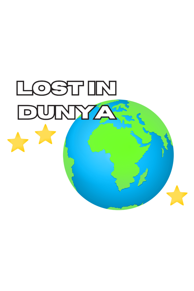 LOST IN DUNYA Shirt (Navy Blue)