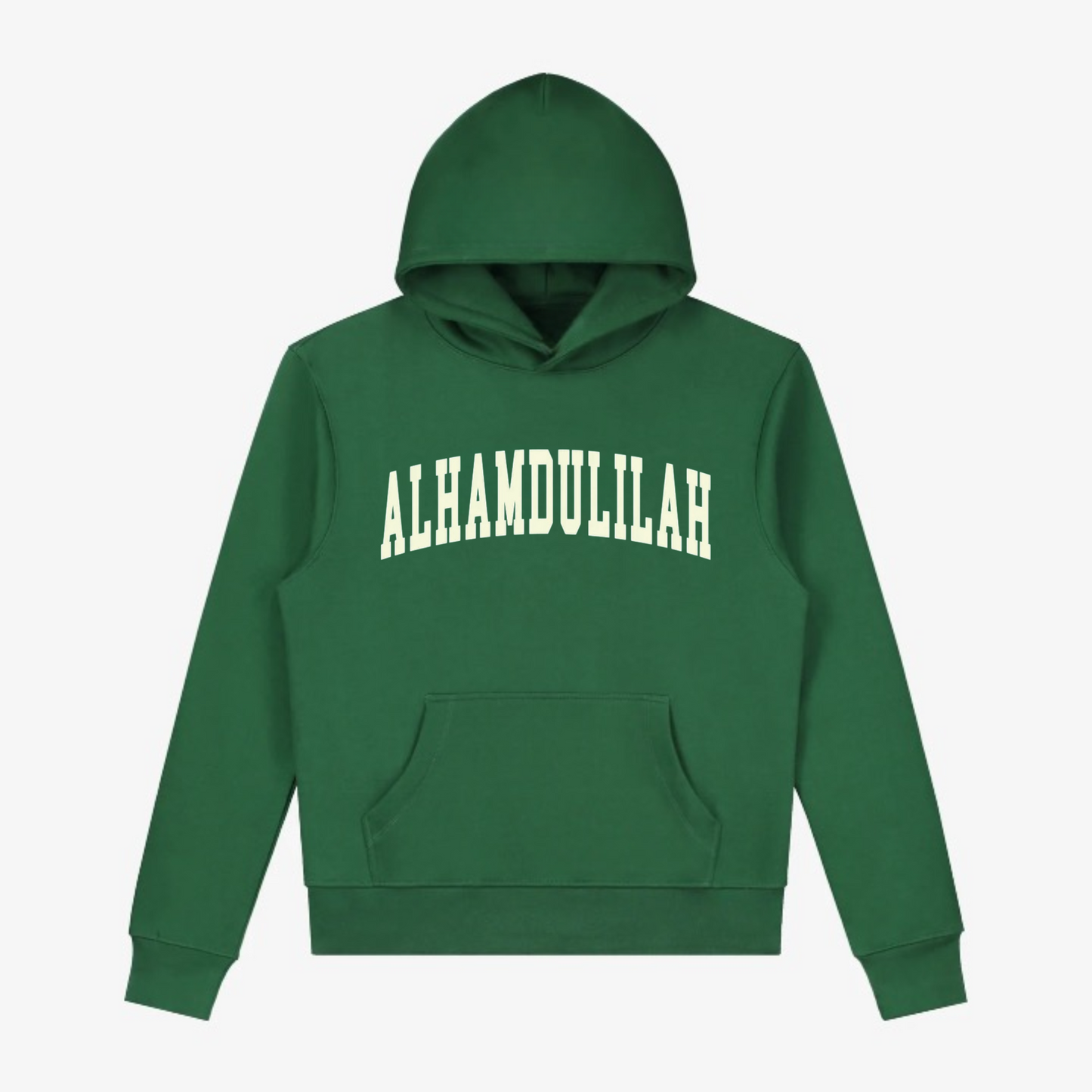 ALHAMDULILLAH Unisex Hoodie - Green