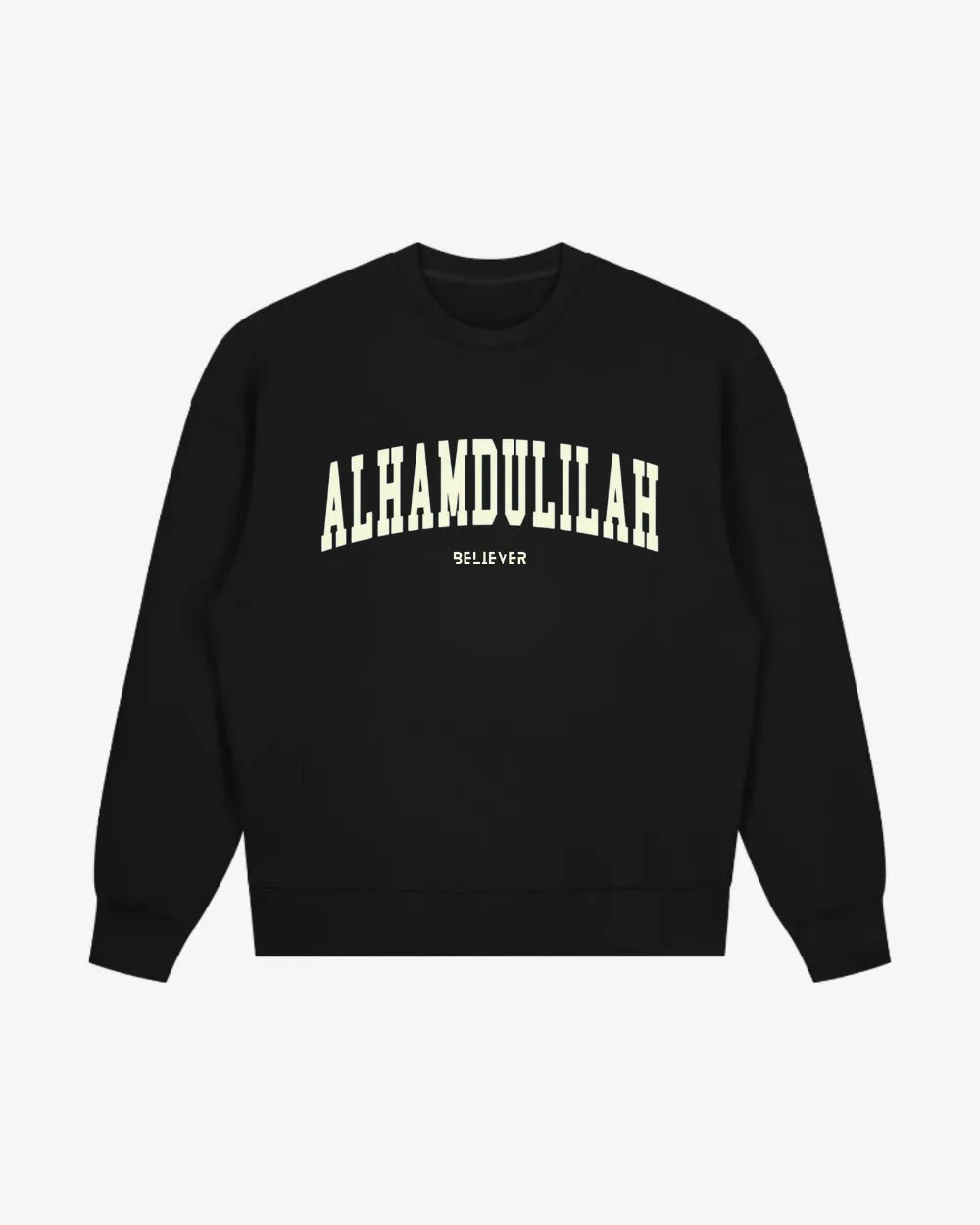 ALHAMDULILLAH Unisex Sweatshirt - Black
