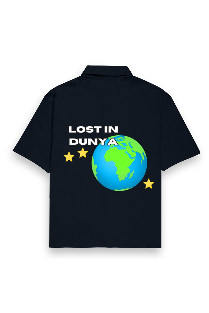 LOST IN DUNYA Shirt (Navy Blue)