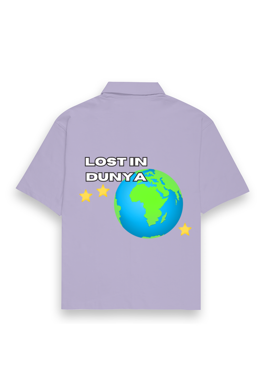 LOST IN DUNYA Oversized Shirt (Lavender)