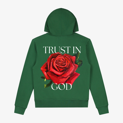 TRUST IN GOD Unisex Hoodie - Green