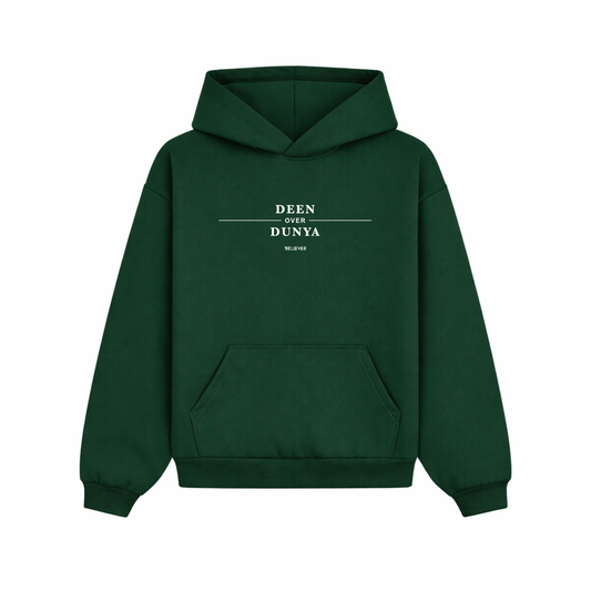 DEEN OVER DUNYA Unisex Hoodie - Green