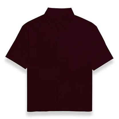 LOST IN DUNYA Oversized Shirt (Maroon)