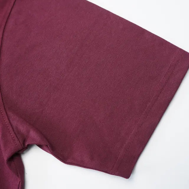 LOST IN DUNYA Oversized Shirt (Maroon)