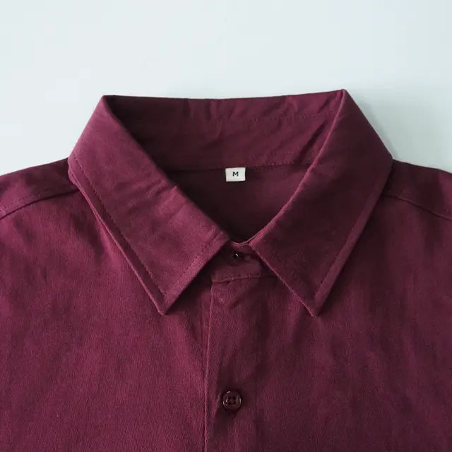 LOST IN DUNYA Oversized Shirt (Maroon)